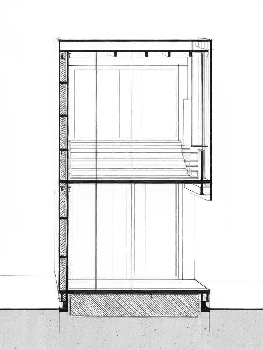 Longitudinal Section Left